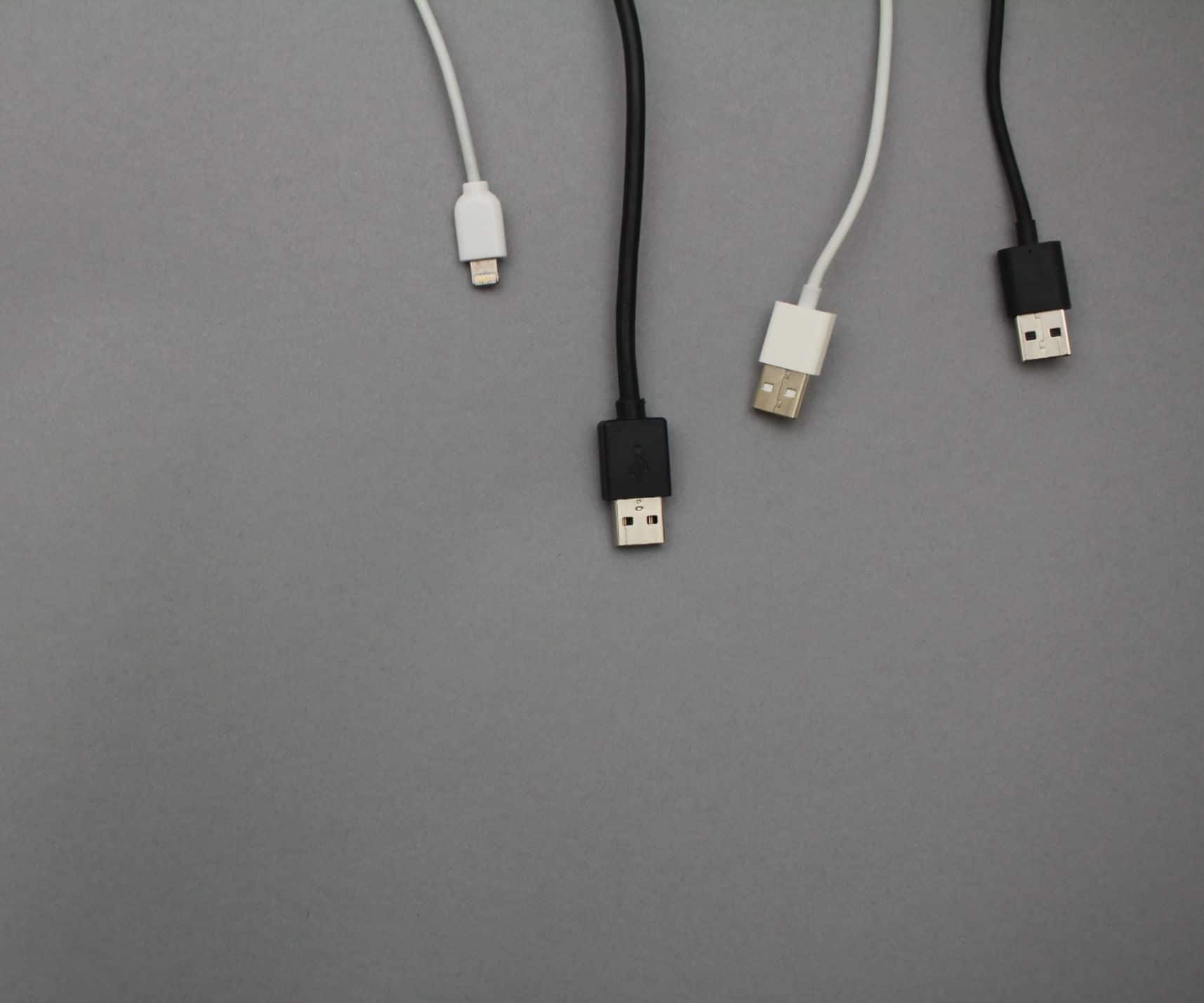 Different USB cables